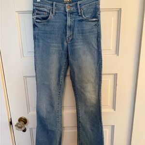 Mother Insider Crop Step Fray